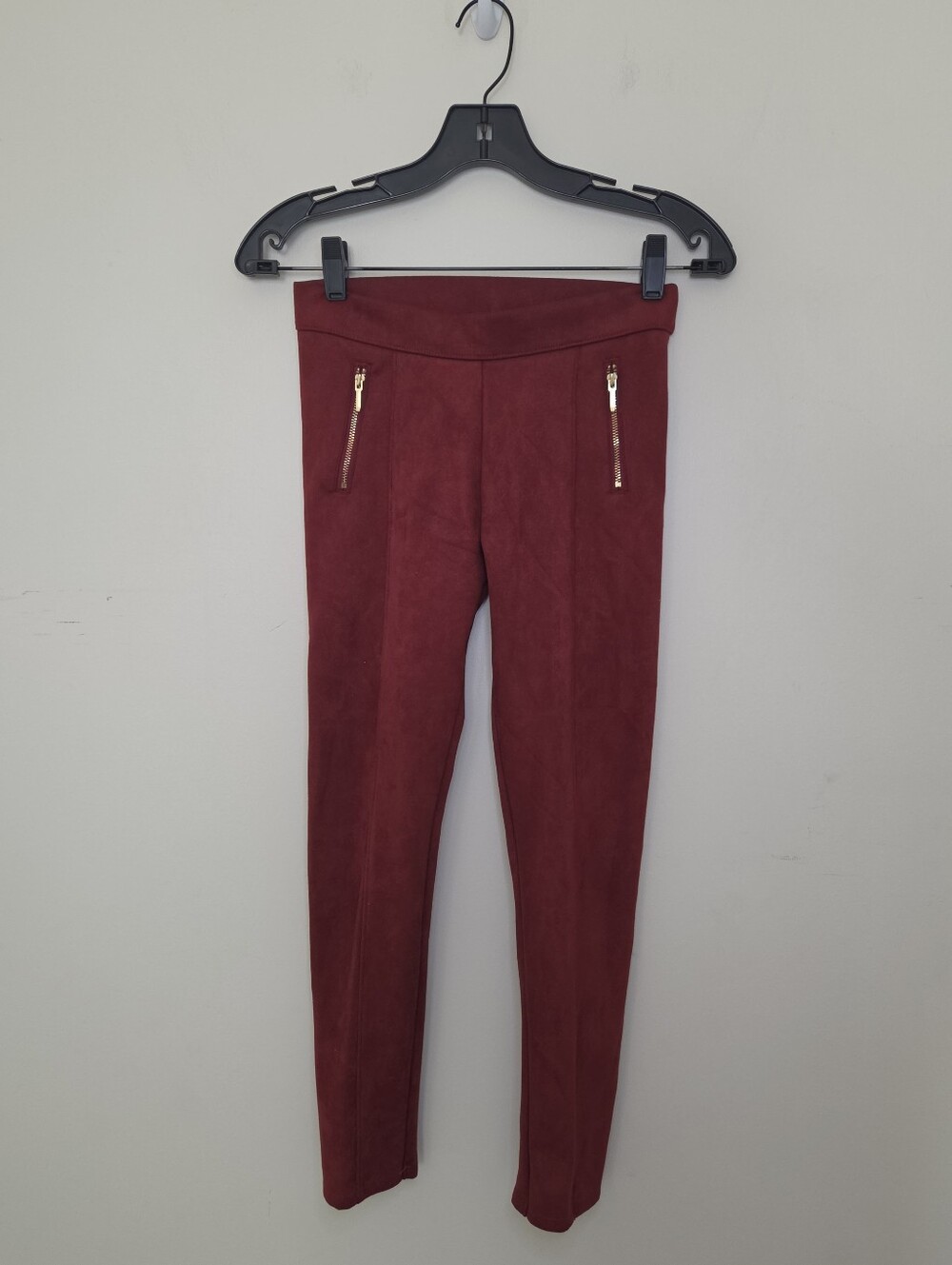 Janie & Jack Girls Faux Suede Leggings Pants Sz 12